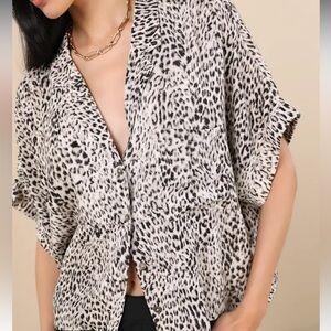 Lulu’s Leopard Print Women's Top